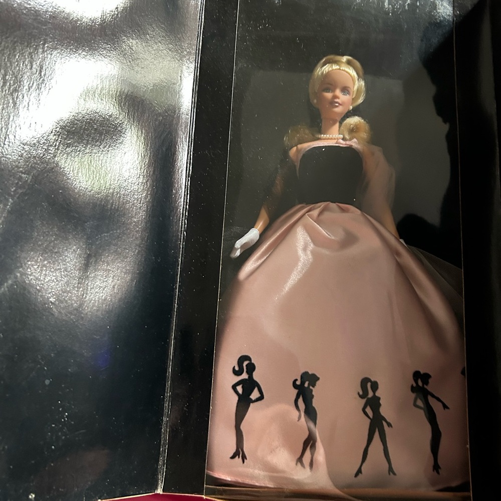 Barbie Doll with Pink and Black Design